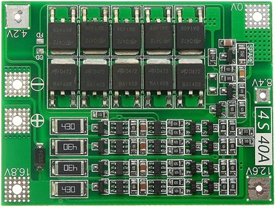4S PCB Schutzelektronik 14,4V max. 40A